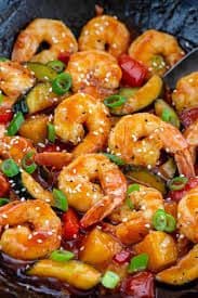 Sweet & Sour Prawn with Pineapple