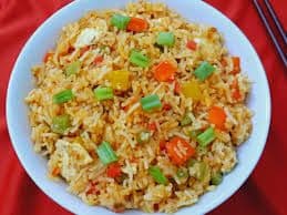 Triple Szechuan Egg Fried Rice