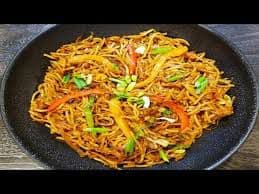 Chili Garlic Soya Chaap Chow Mein