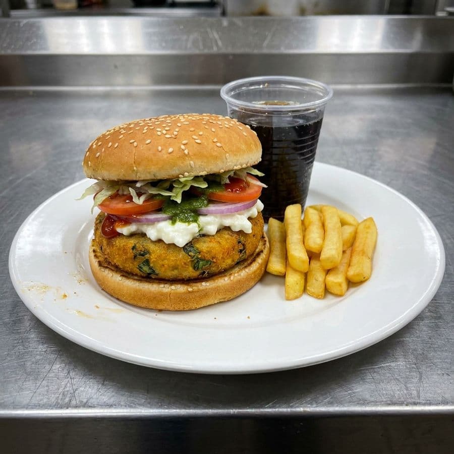 Aaloo Tikki Burger Combo